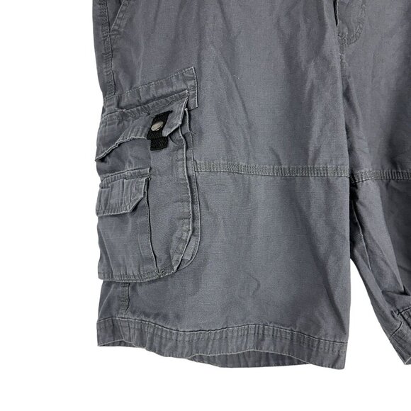 Lincoln Outfitters Mens Cargo Shorts Size 42 Gray - Picture 2 of 7